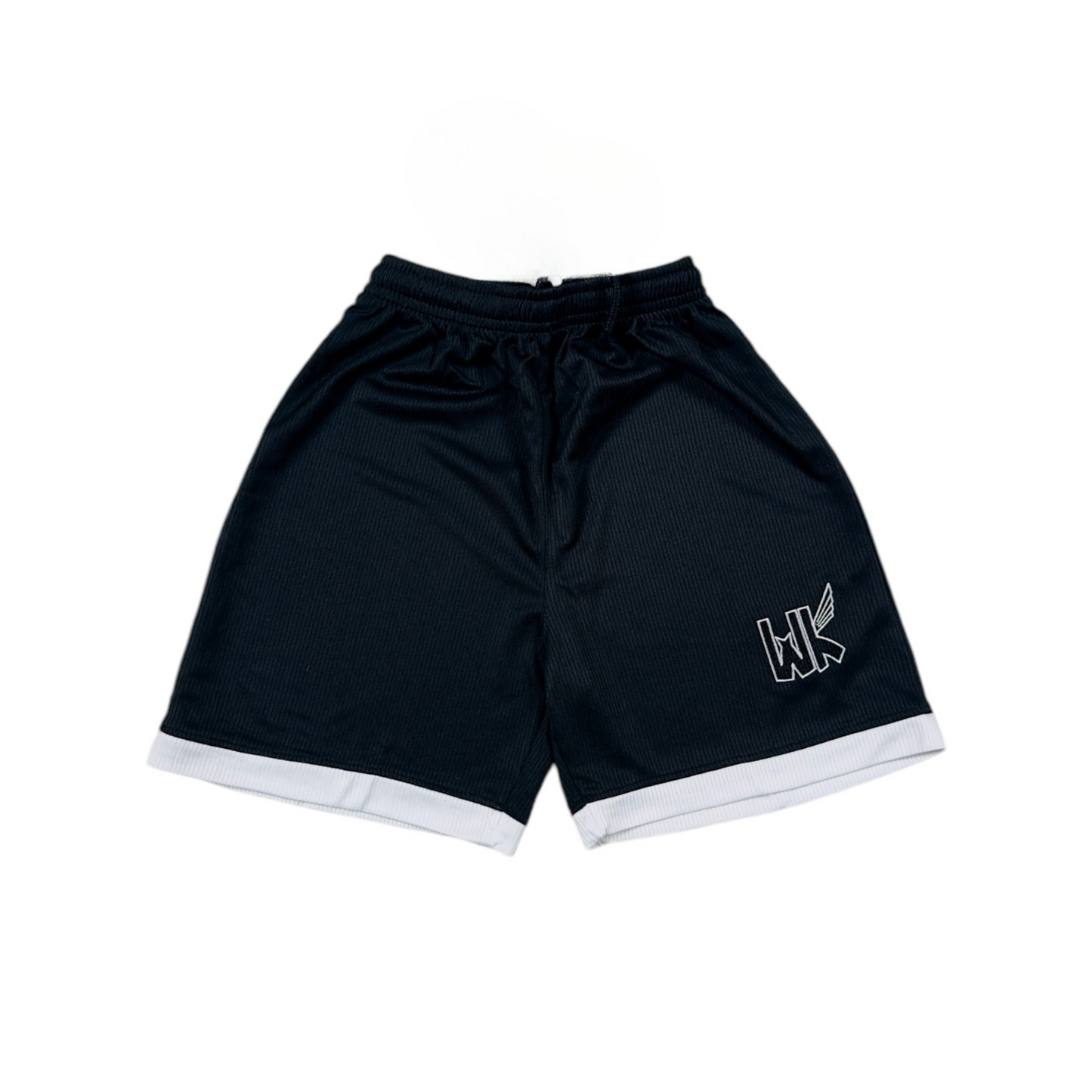 Youth Soccer Shorts - Black/White