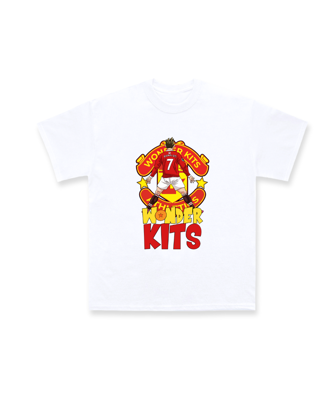 Cartoon Graphic Youth Shirt - Man U