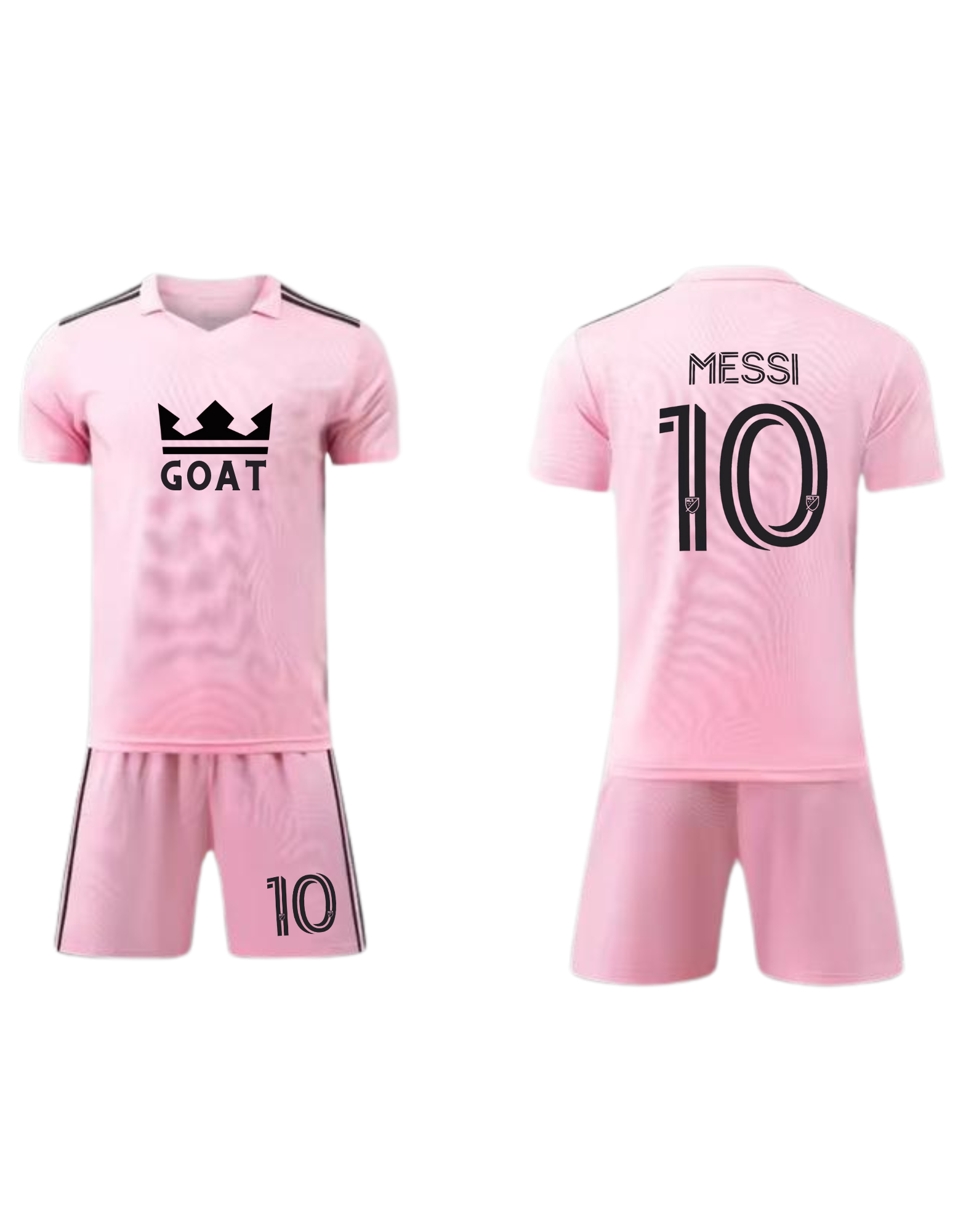 Messi Goat Pink Youth soccer set