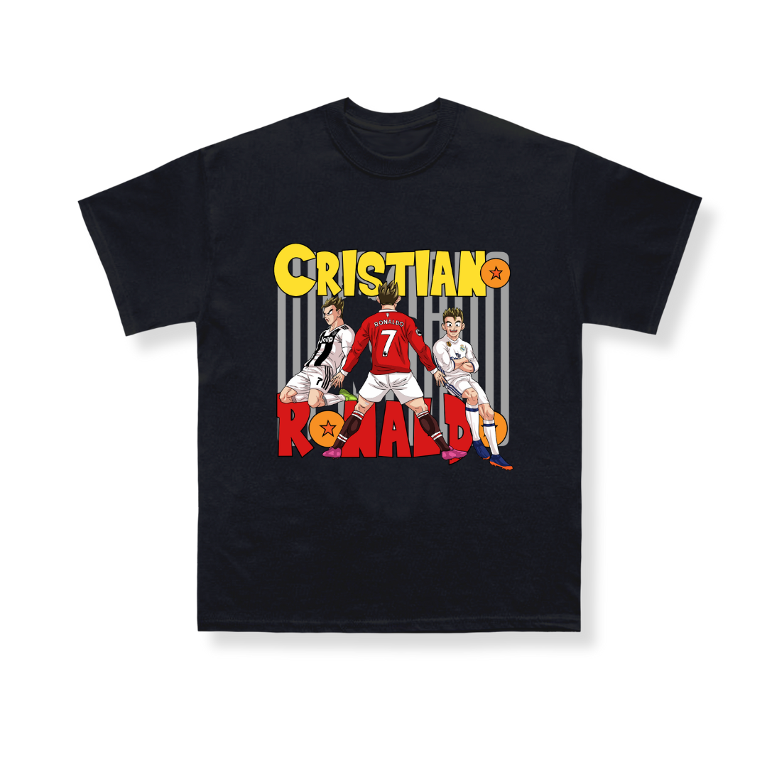 Cartoon Graphic Black Youth Shirt - Trilogy