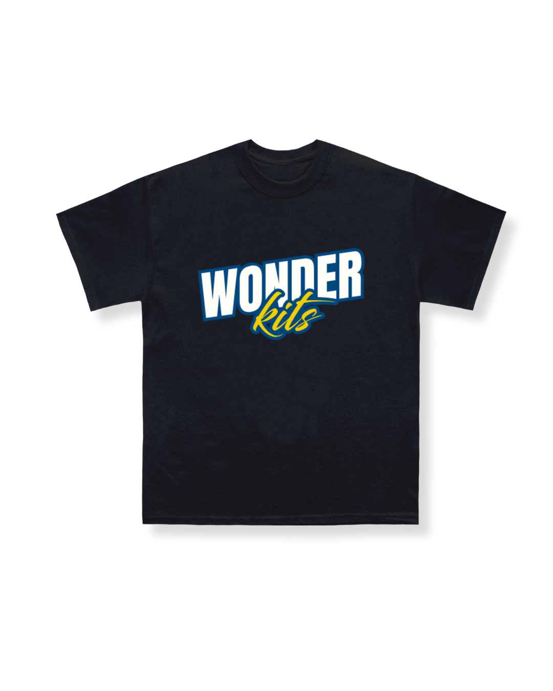 Wonder Kits Sports Youth T- Shirt - Black/White