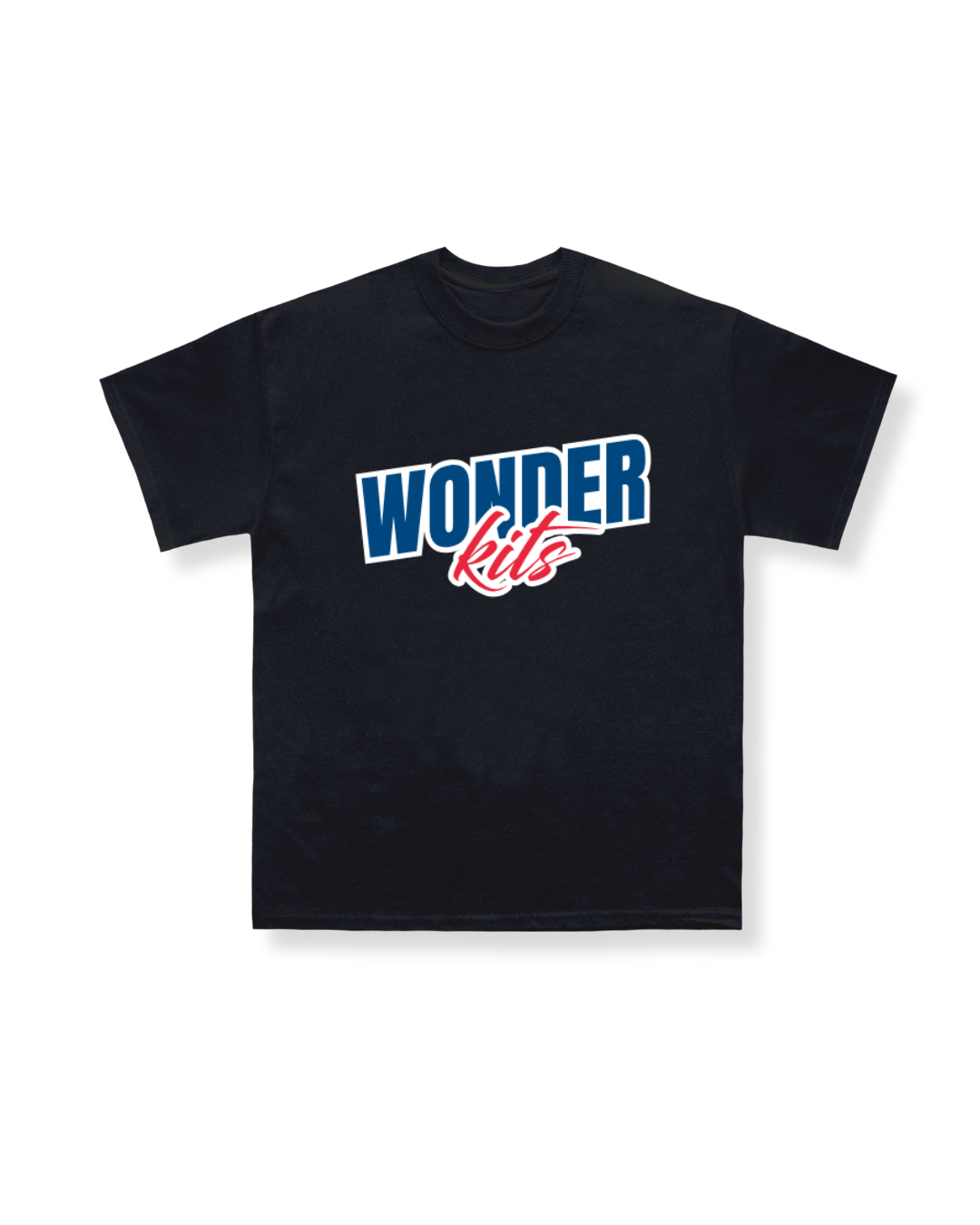 Wonder Kits Sports Youth T- Shirt - Black/Blue