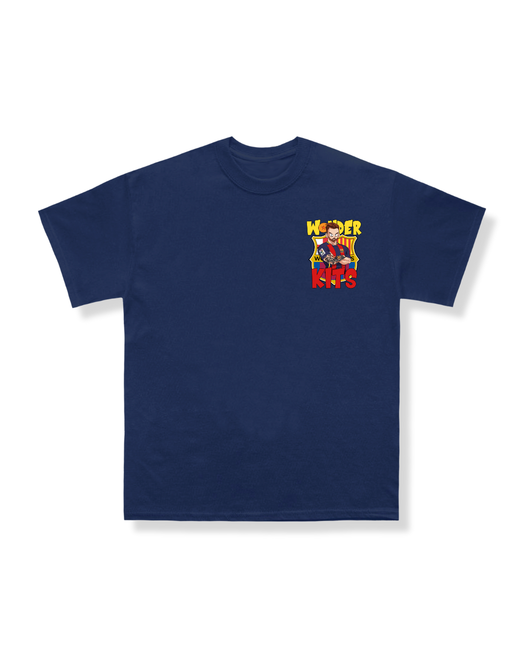 Essential Graphic Youth Shirt -Barcelona Midnight Blue
