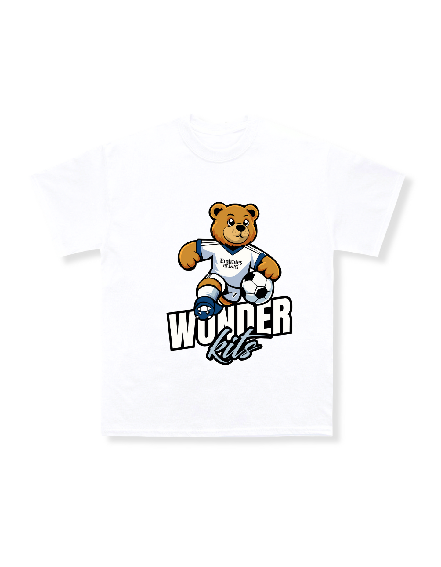 Madrid Teddy Youth Shirt - White