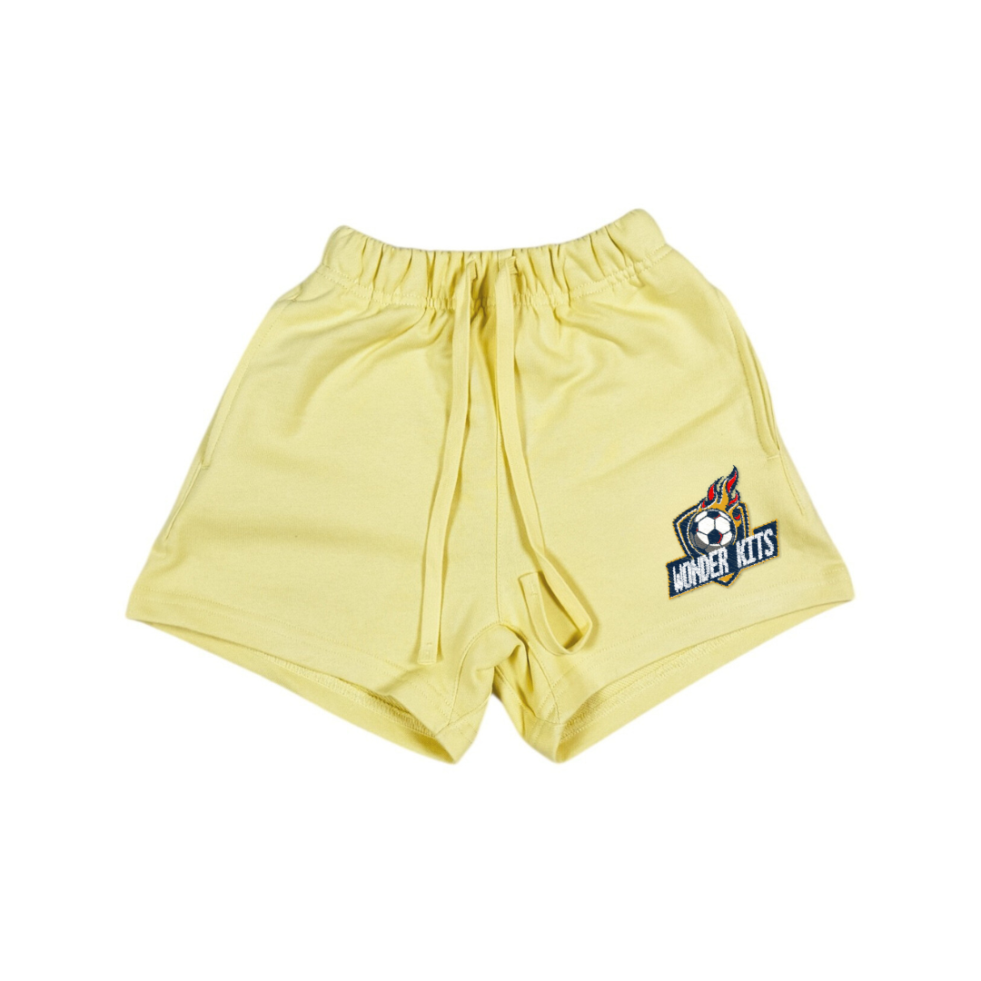Fleece Wonder Kits Youth Shorts - Yellow