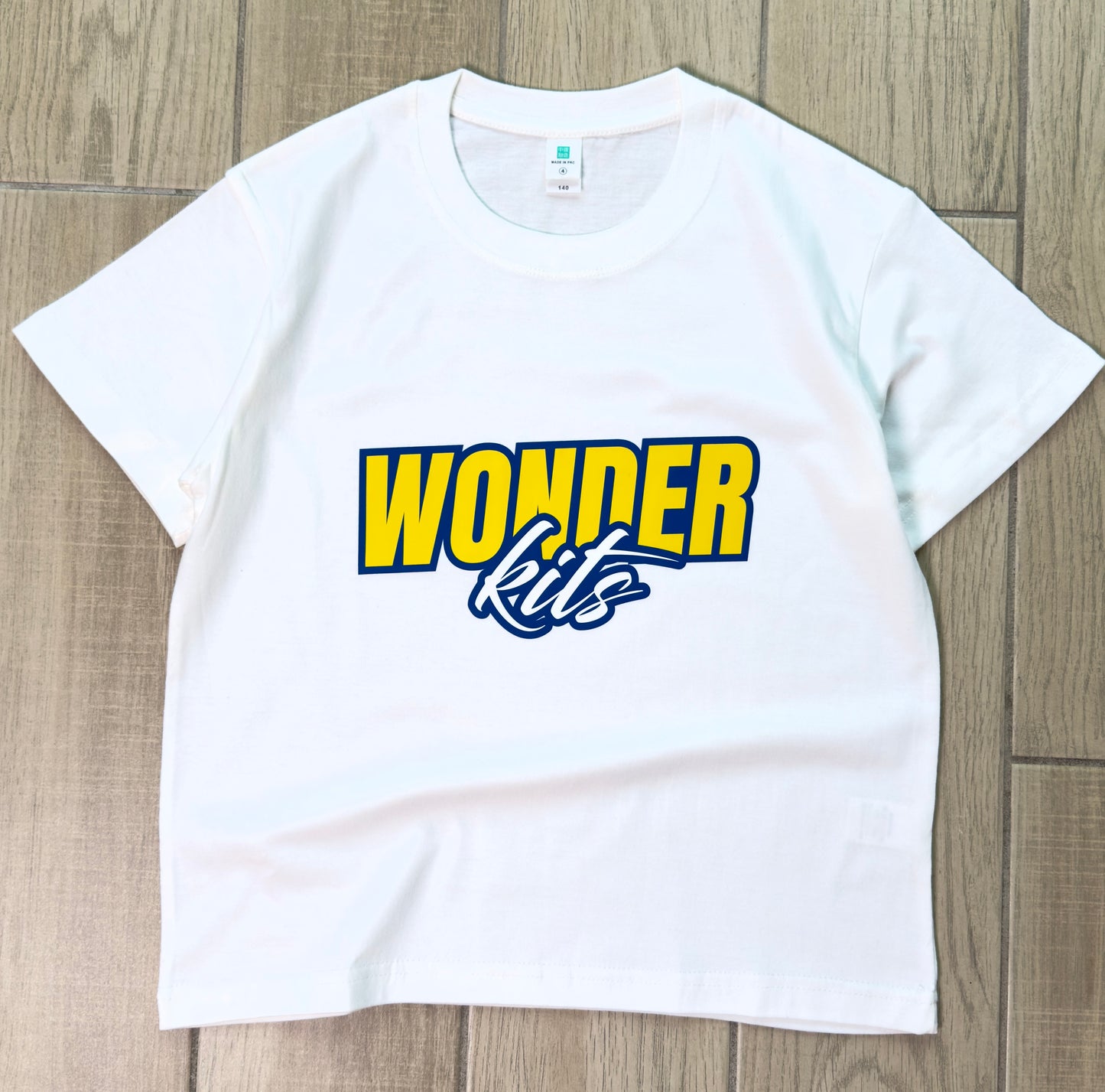 Wonder Kits Sports Youth T- Shirt - White