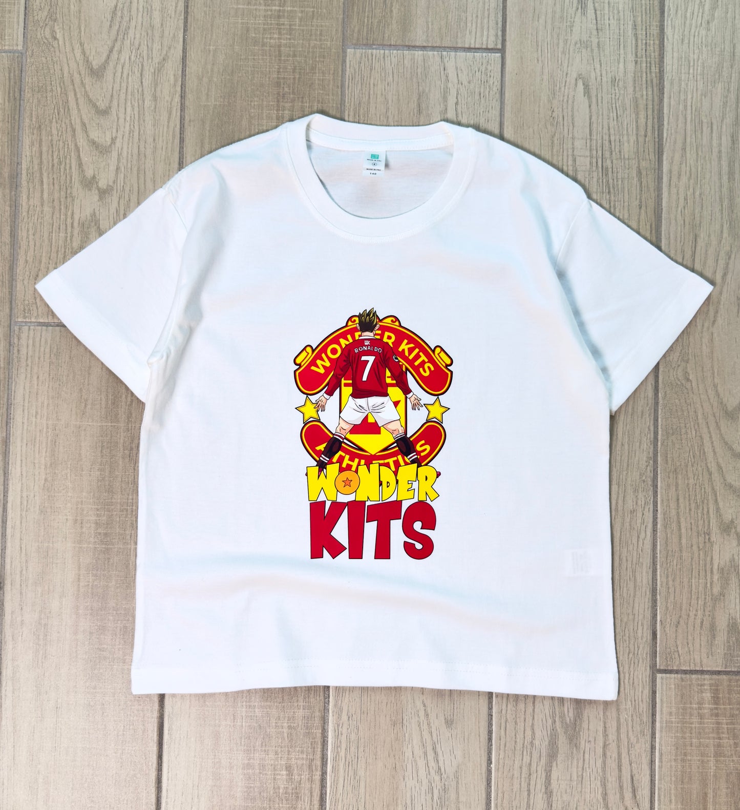 Cartoon Graphic Youth Shirt - Man U