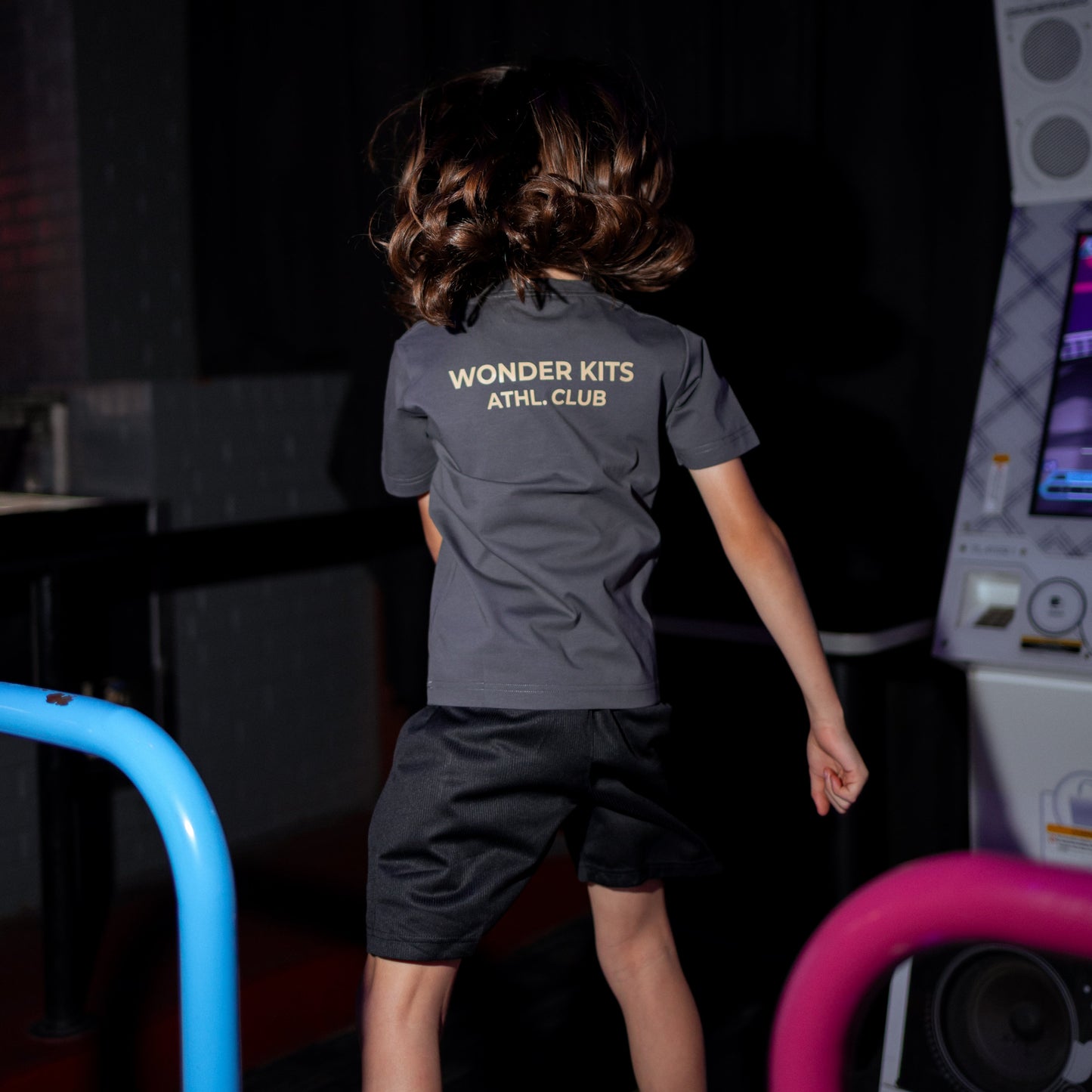 Athl. Club Heavy Cotton Youth T- Shirt Gray