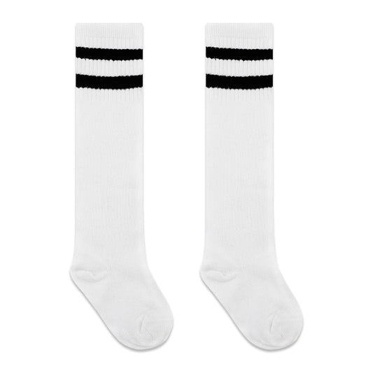 All day Youth Long Socks - Black Lines