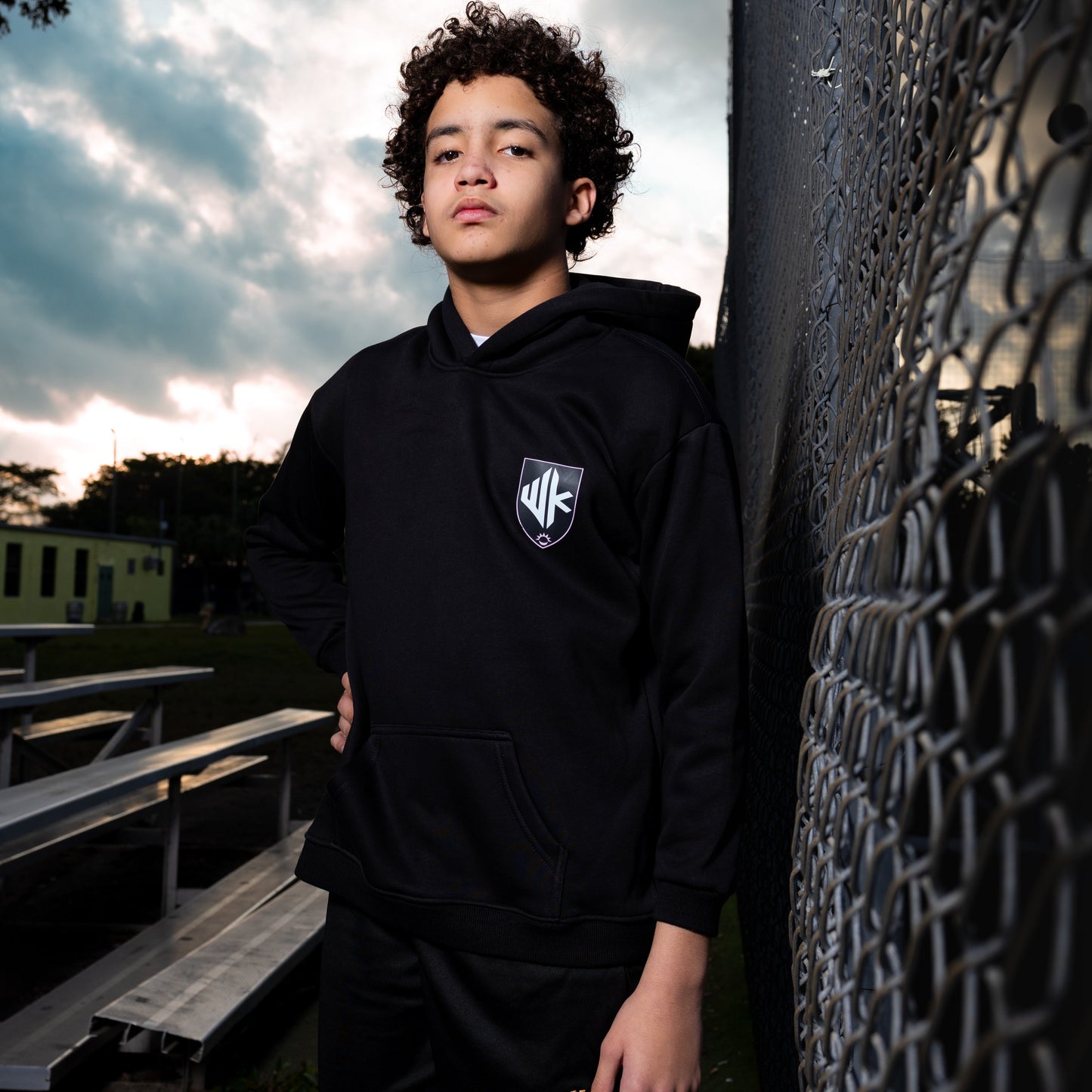 Miami Youth Hoodie Black