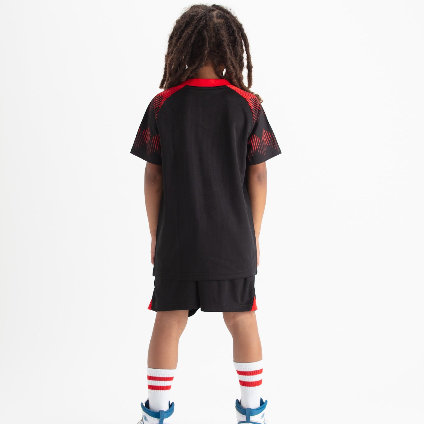 Essentials Sports Youth Set - Black/Red