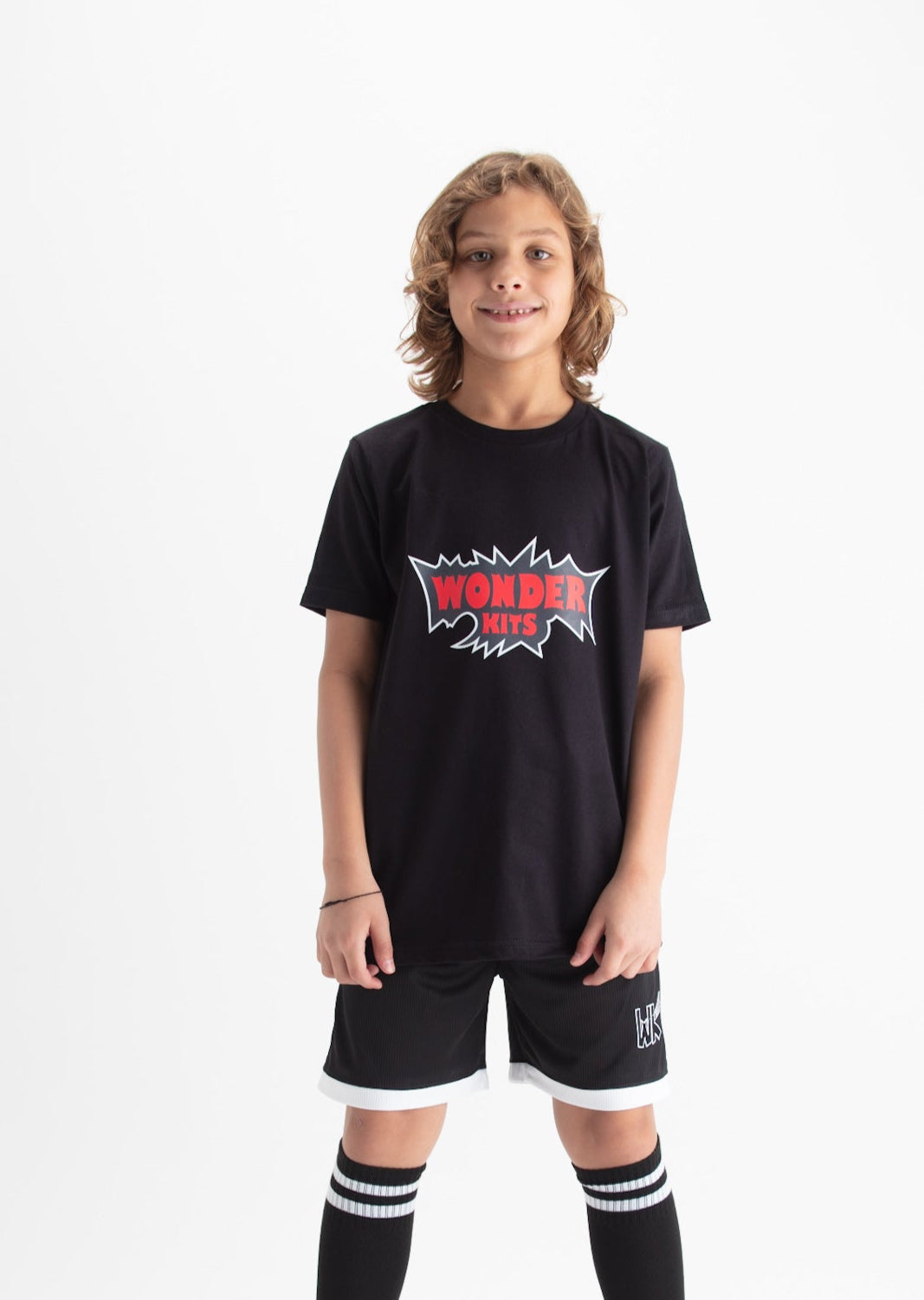 Wonder Kits Graphic Youth T- Shirt - Black