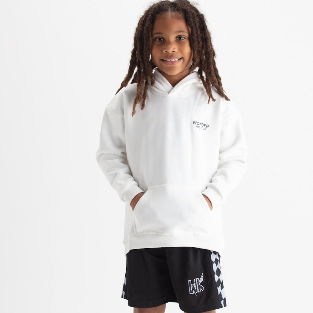 WK Youth Hoodie White