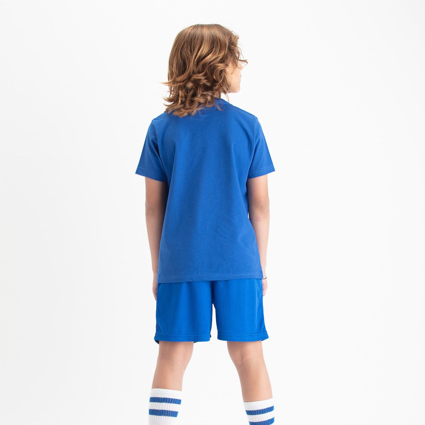 Cartoon Graphic Youth Shirt - Blue