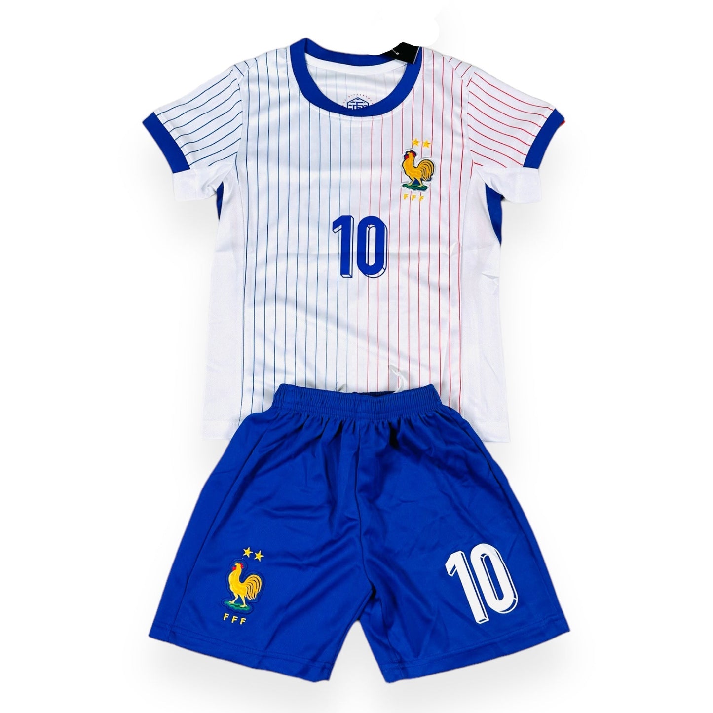 Mbappe #7 France 2024 Away Youth soccer set
