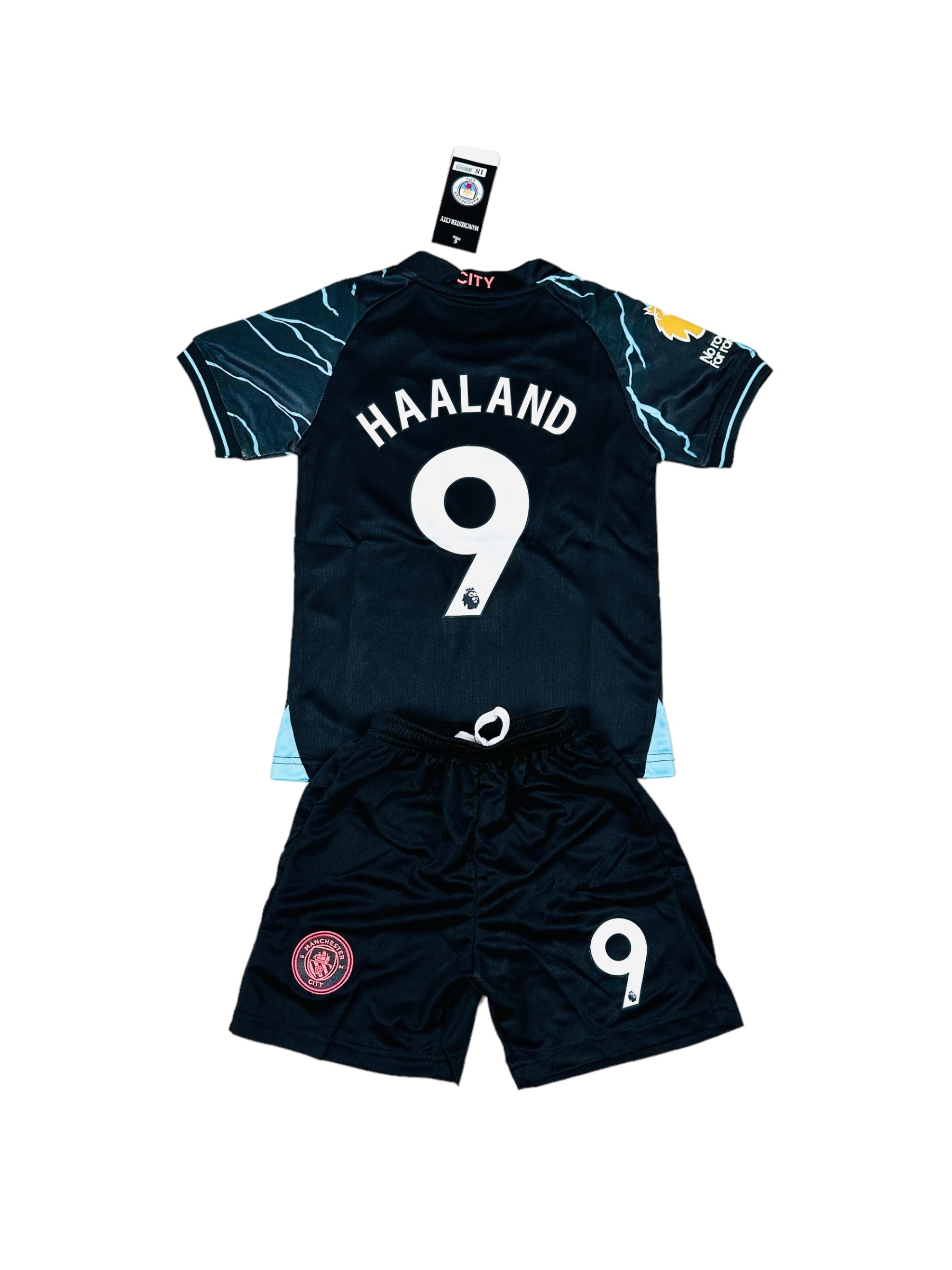 S- Manchester City newest Haaland 2024 Kids Soccer Set