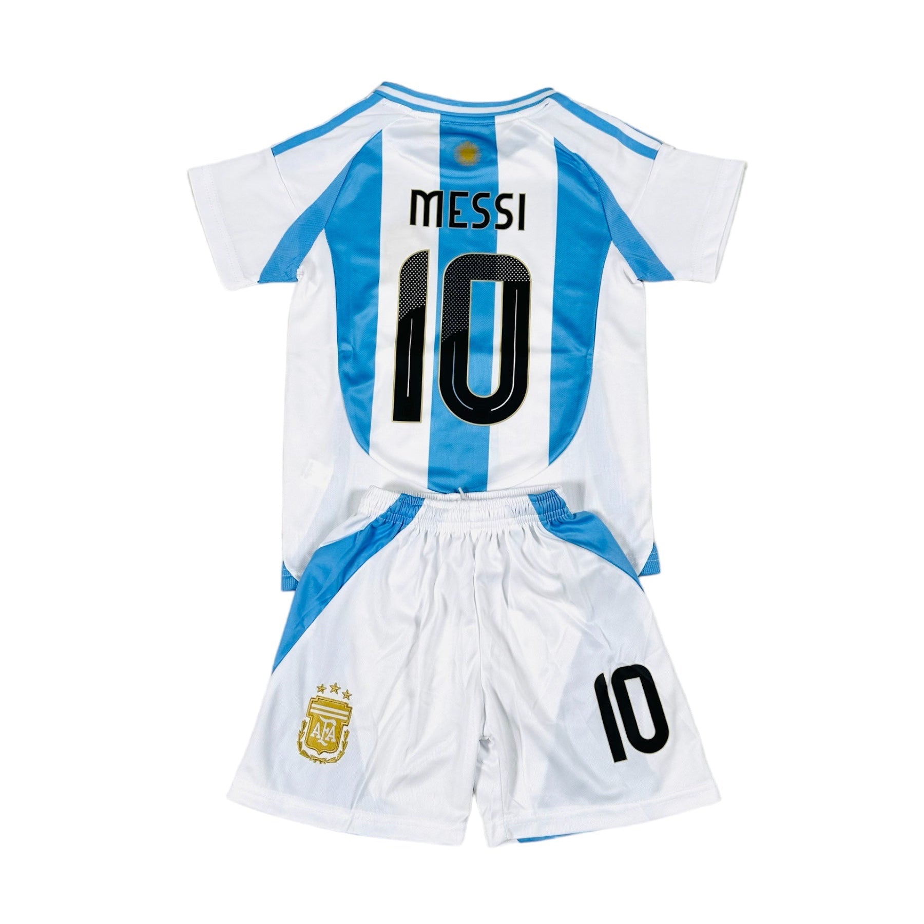 Messi #10 Argentina Home 2024 Youth soccer set –