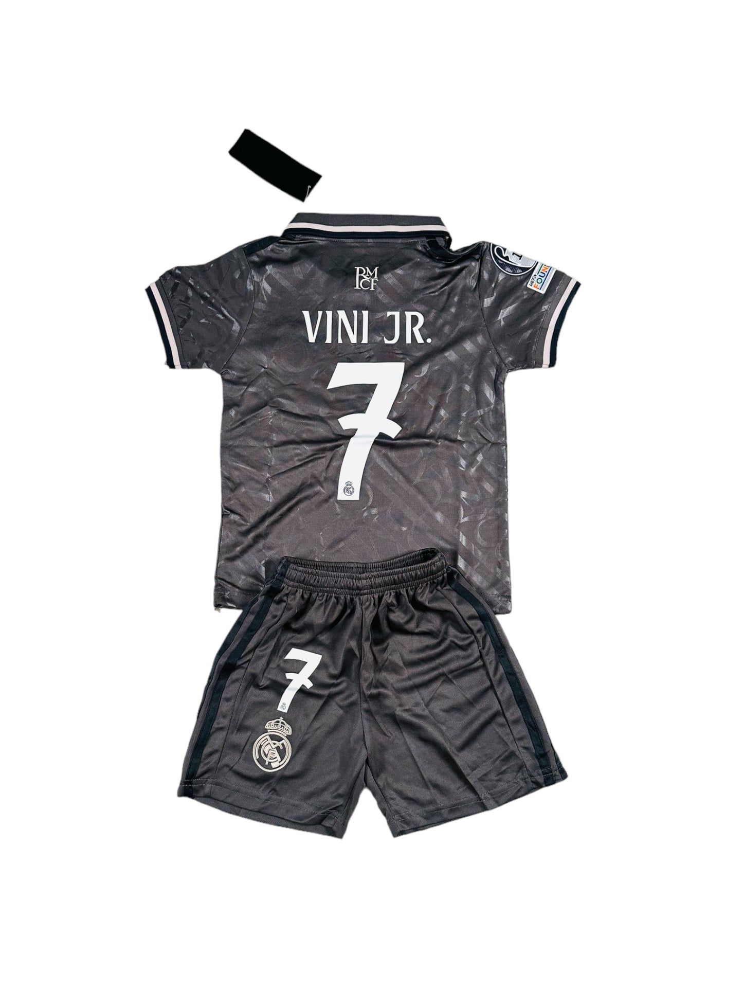 Vini Jr #7 Madrid away third 2024 Youth soccer set