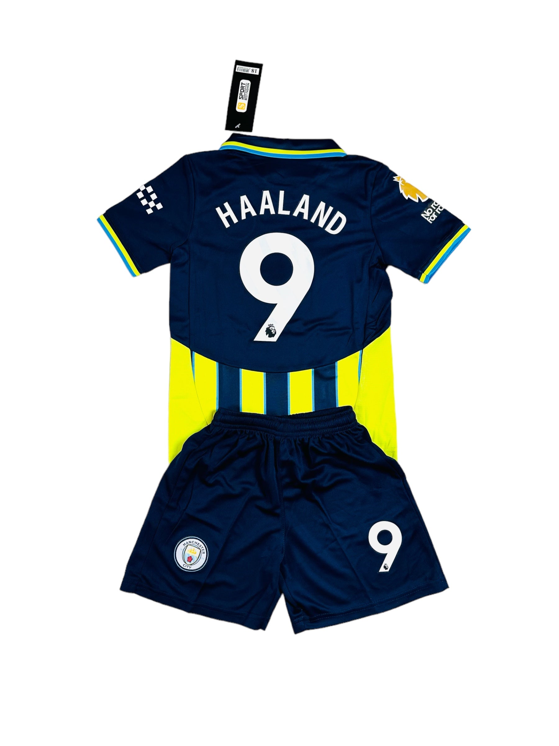 S- Manchester City Haaland 2024 Kids Soccer hotsell Set