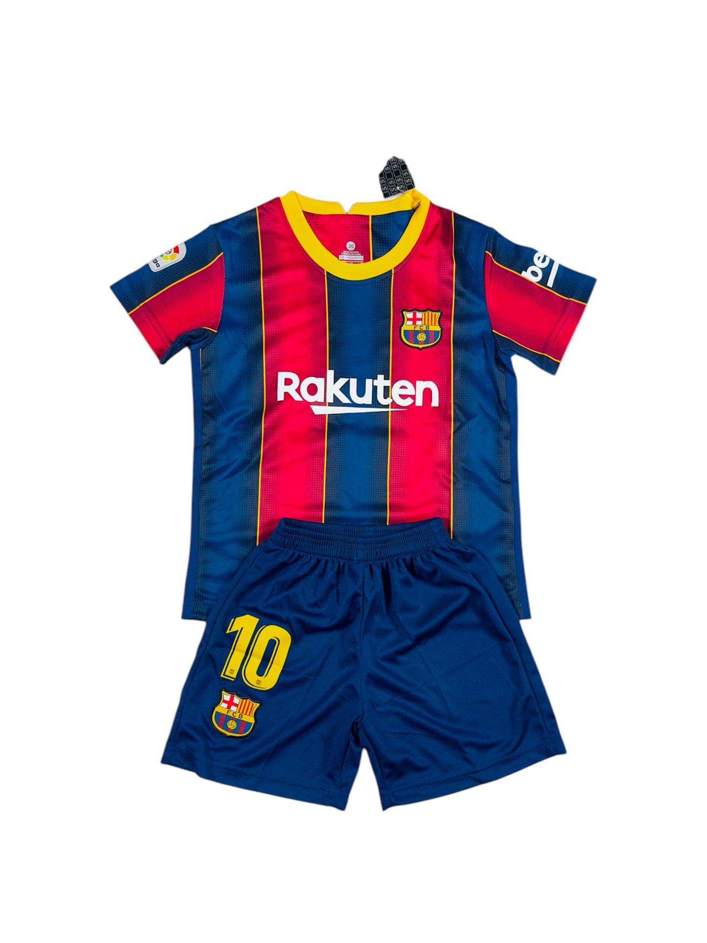 Messi #10 Home Retro Youth soccer set