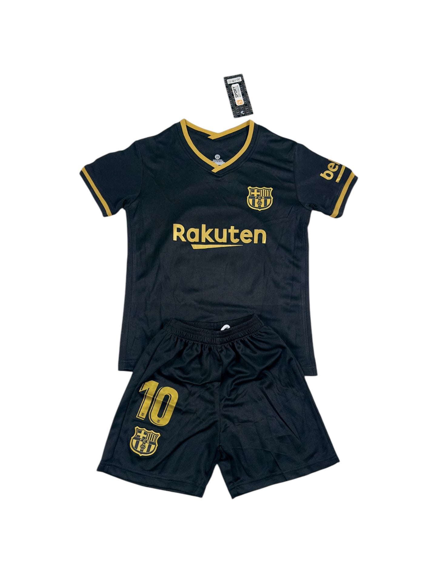 Messi #10 Away Retro Youth soccer set