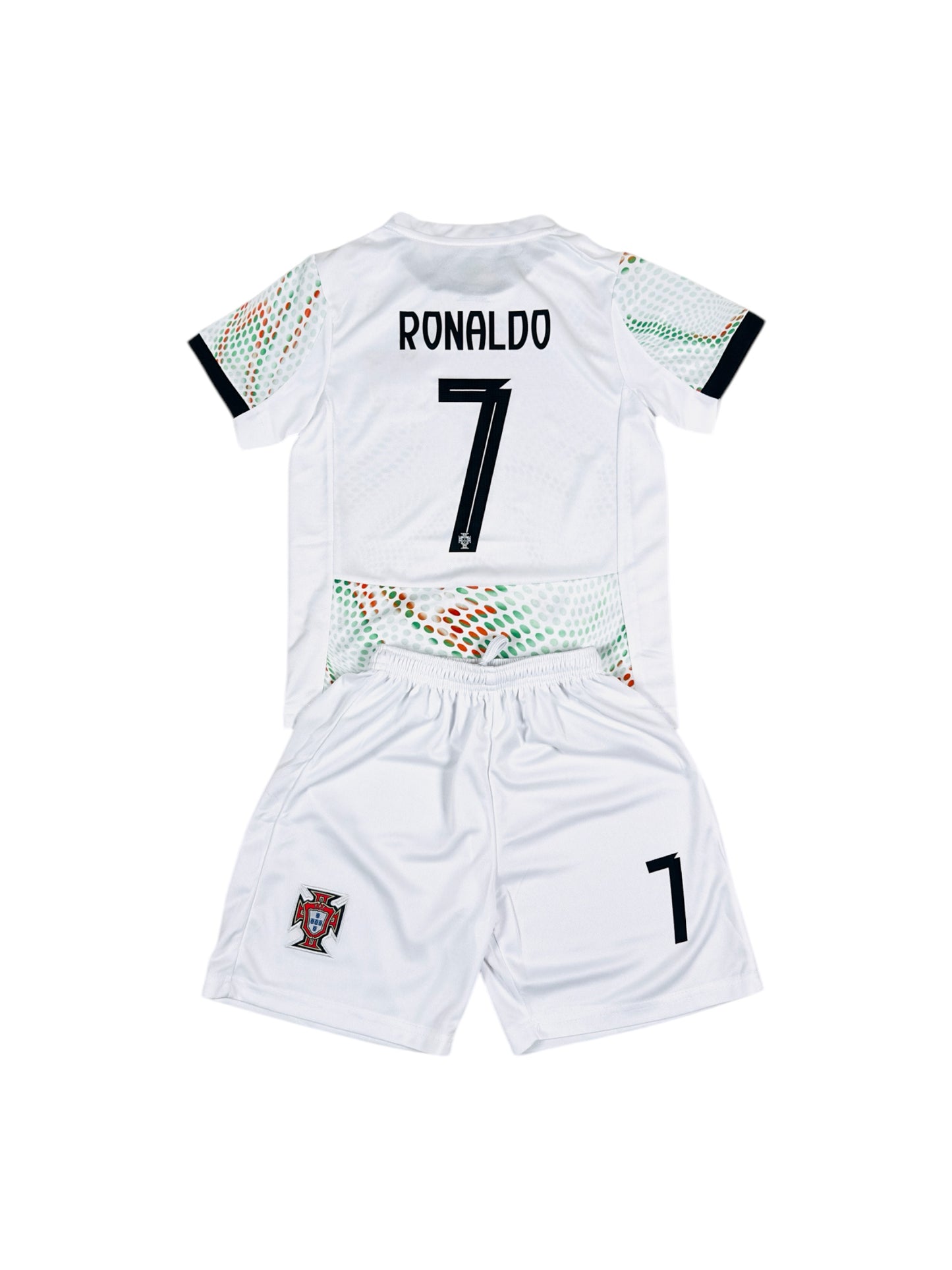 Ronaldo #7 Portugal Away 2025 Youth soccer set