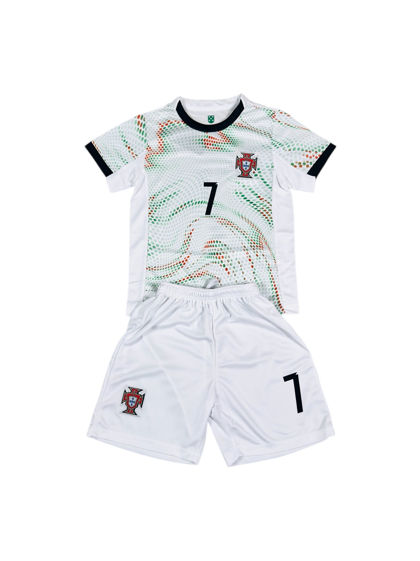 Ronaldo #7 Portugal Away 2025 Youth soccer set