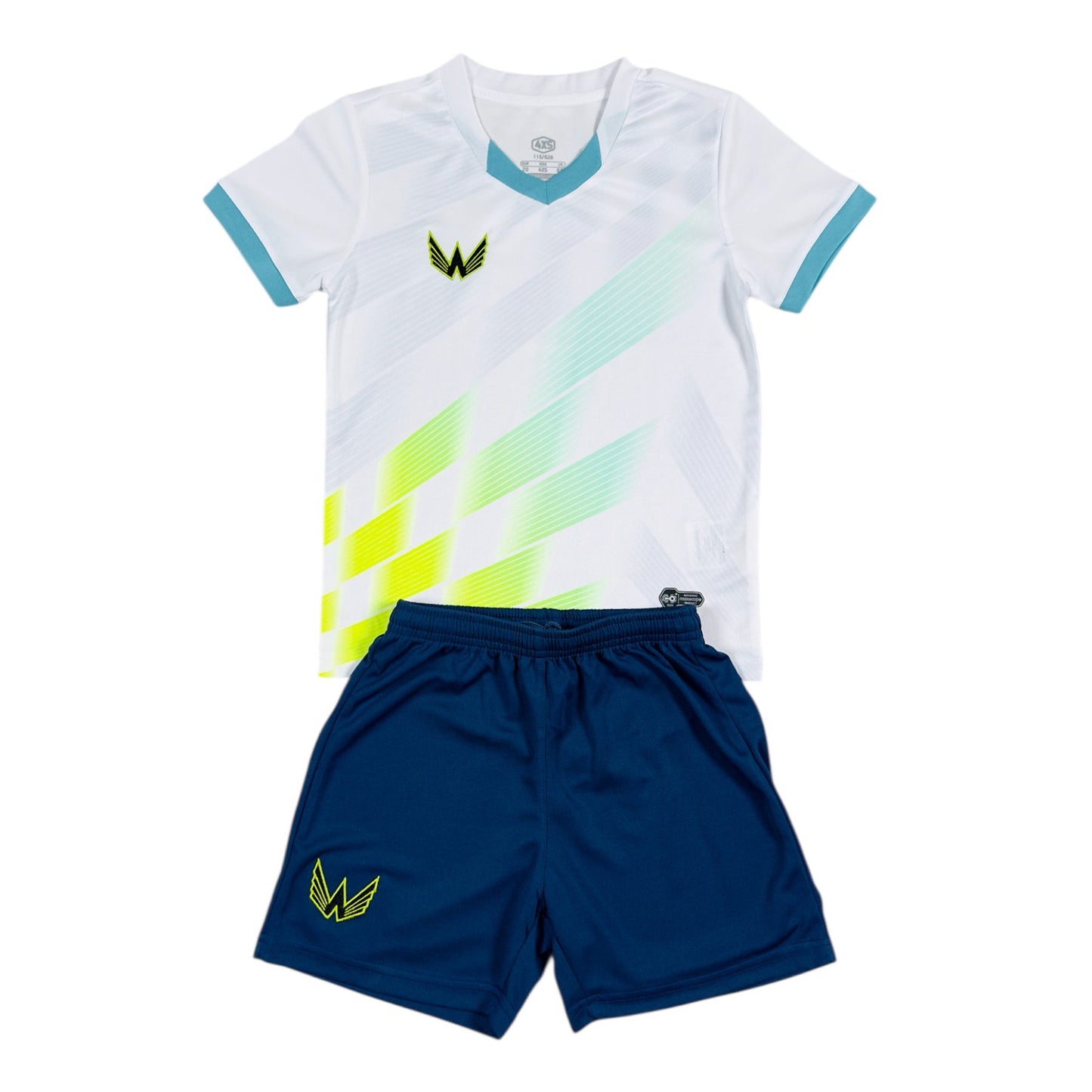 Essentials Sports Youth Set - White Neon