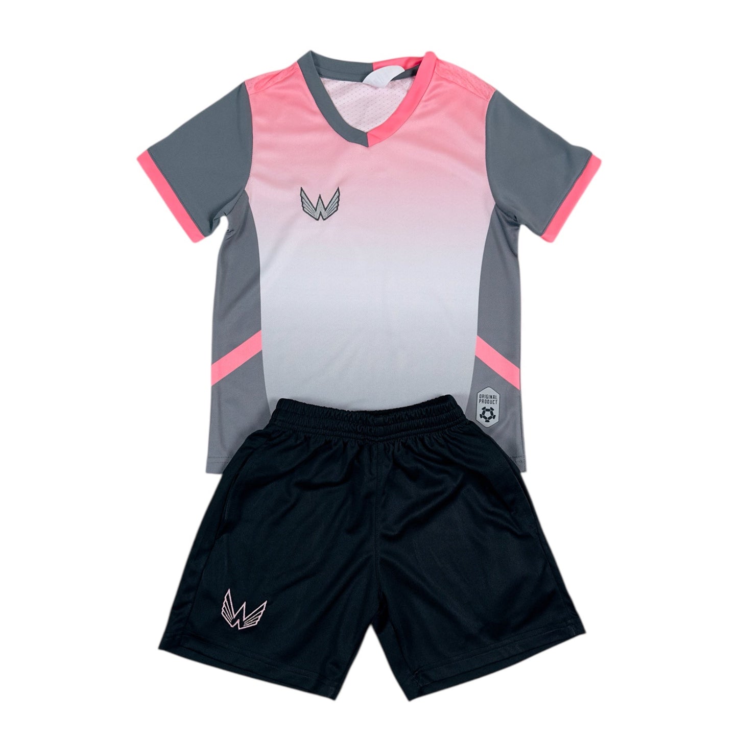 Essentials Sports Youth Set - Pink Gray