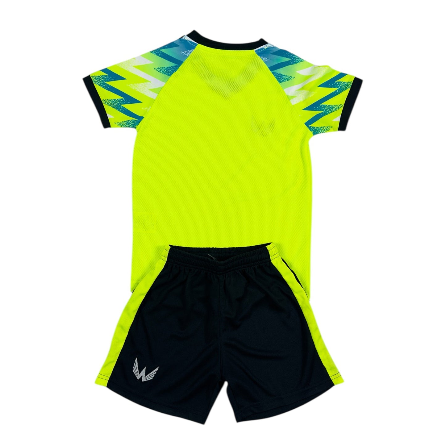 Essentials Youth Soccer Jersey Set - Neon Green