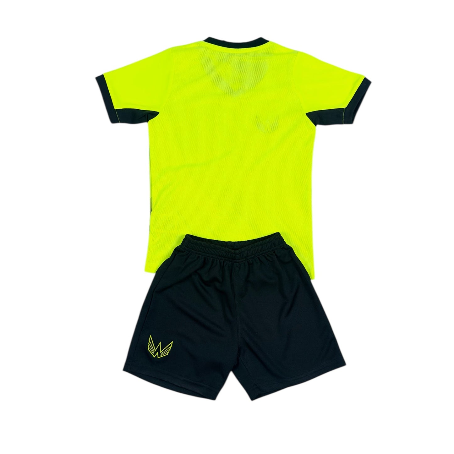 Essentials Youth Soccer Jersey Set - Sky Neon