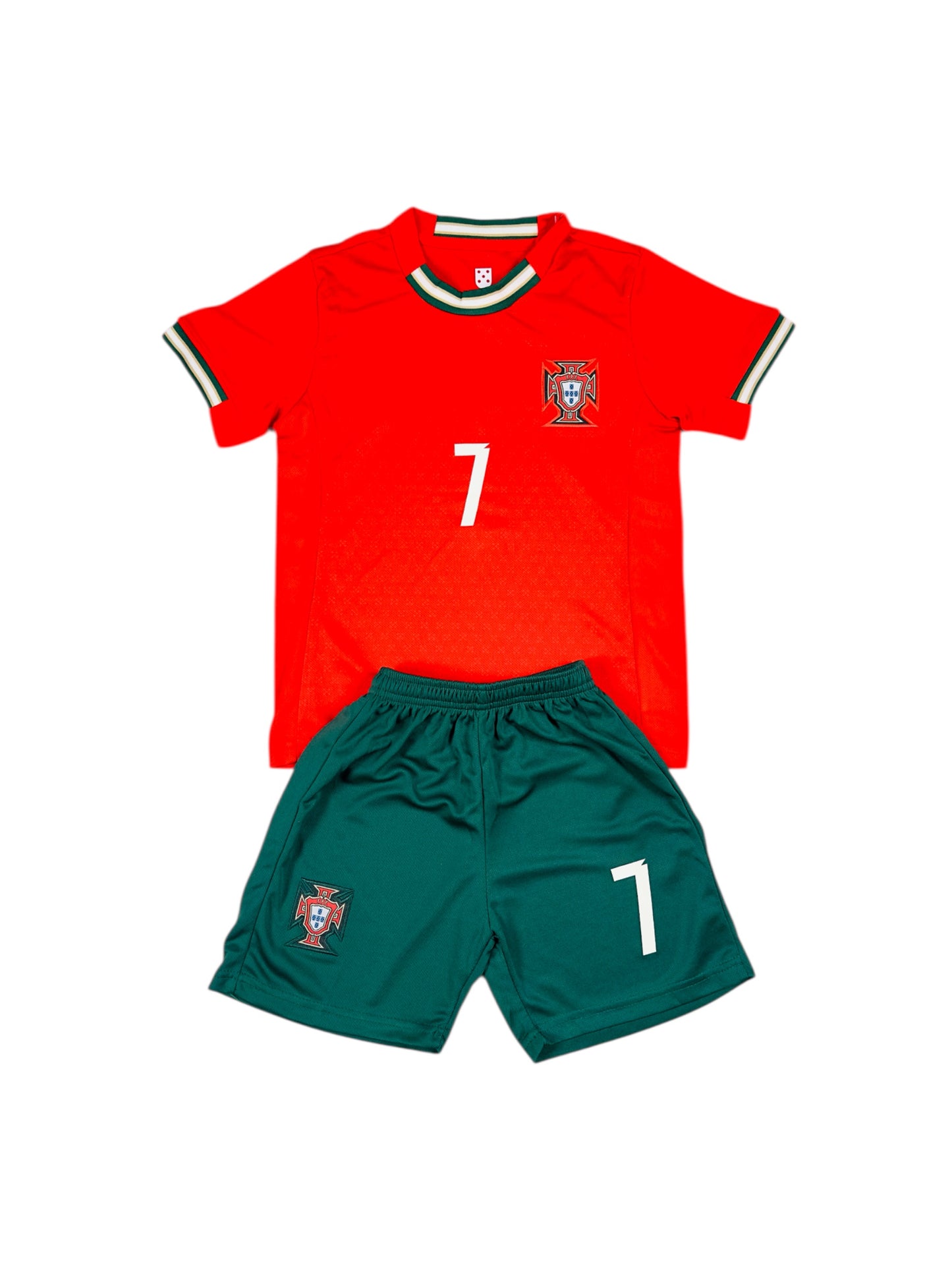 Ronaldo #7 Portugal Home 2025 Youth soccer set
