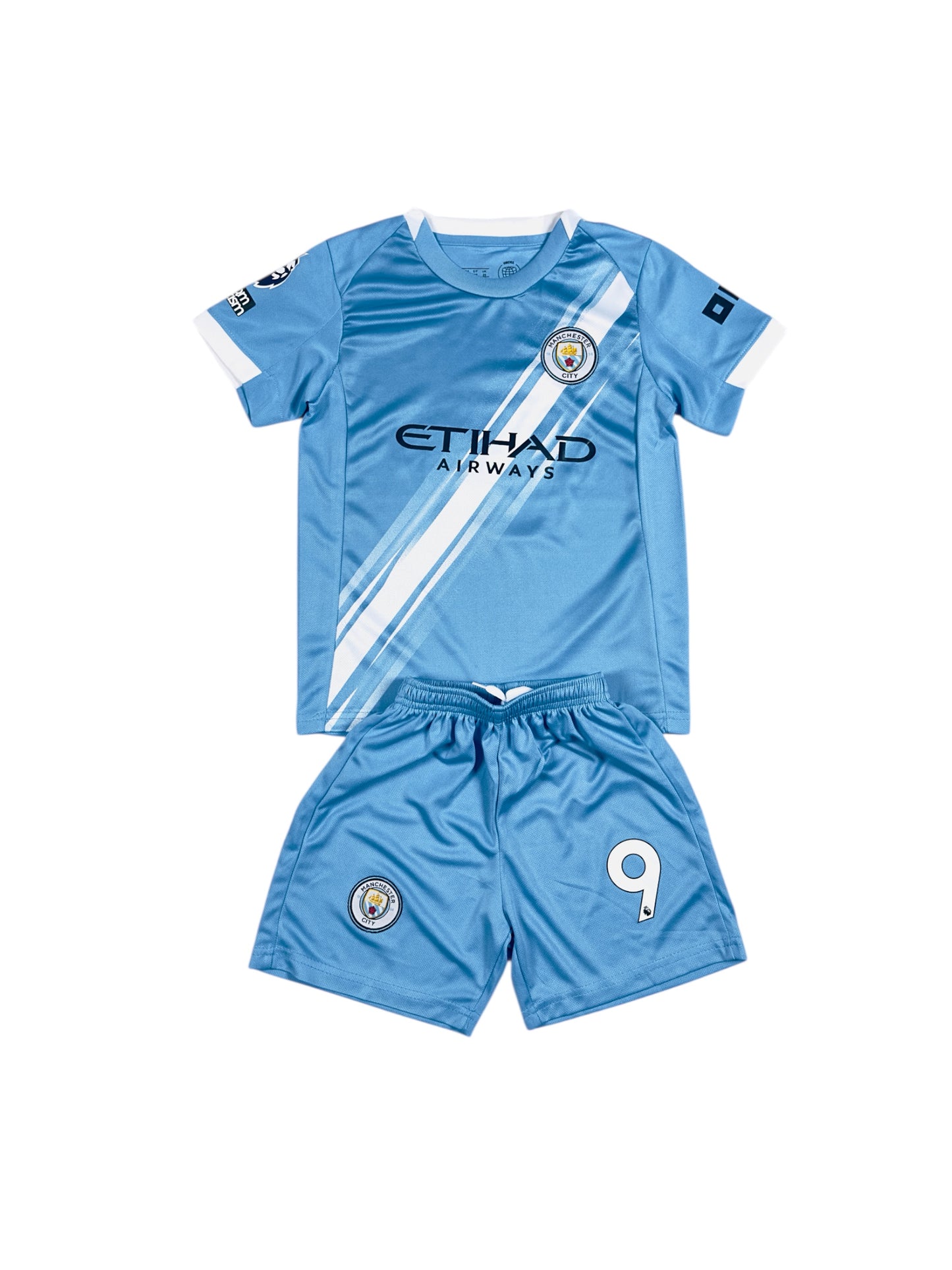 Haaland #9 Man City home 2025 Youth soccer set