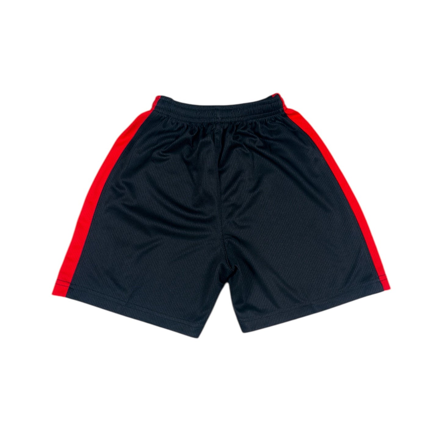 Youth Soccer Shorts - Red Stripes