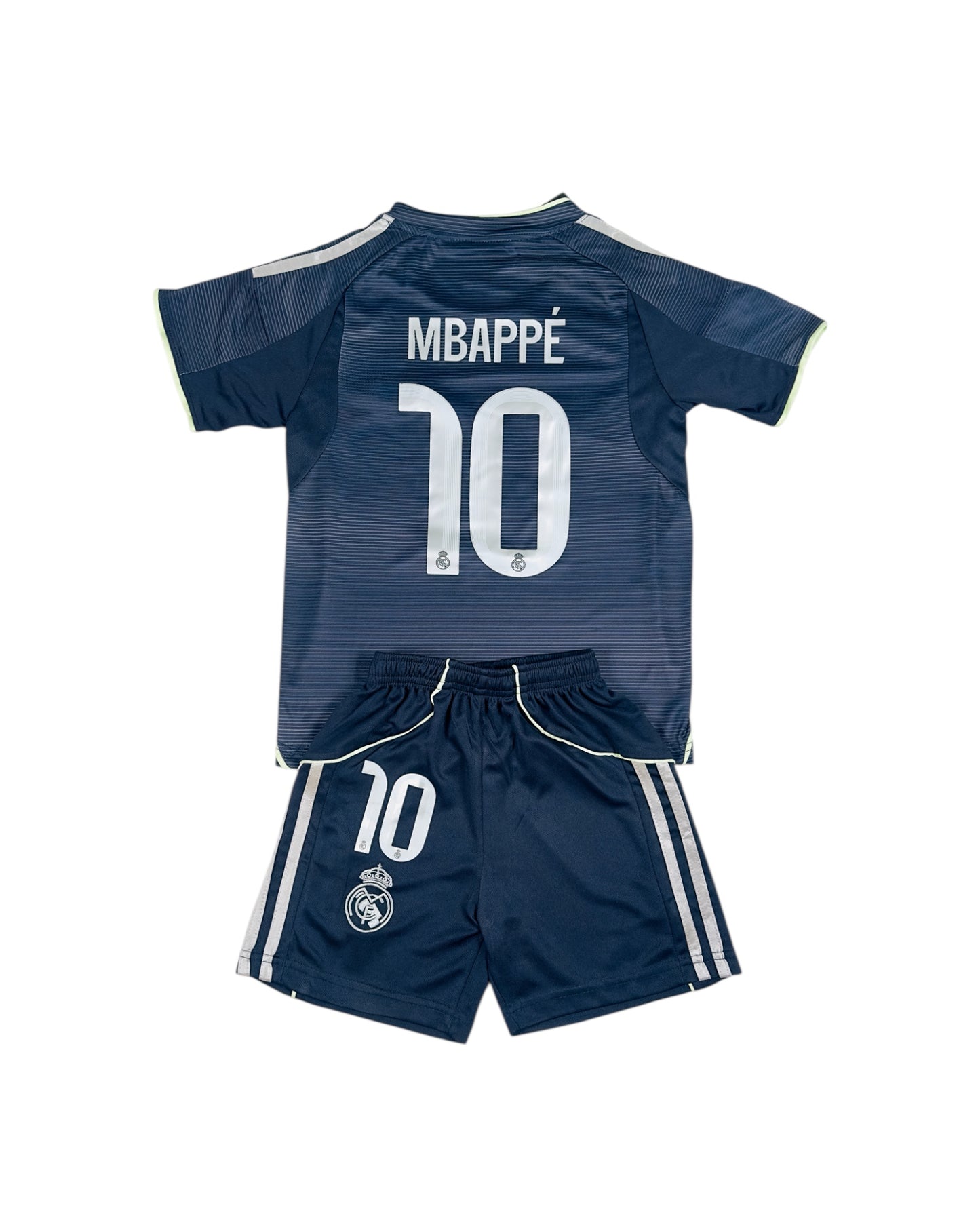 Mbappe #10 Madrid away 2025 Youth soccer set