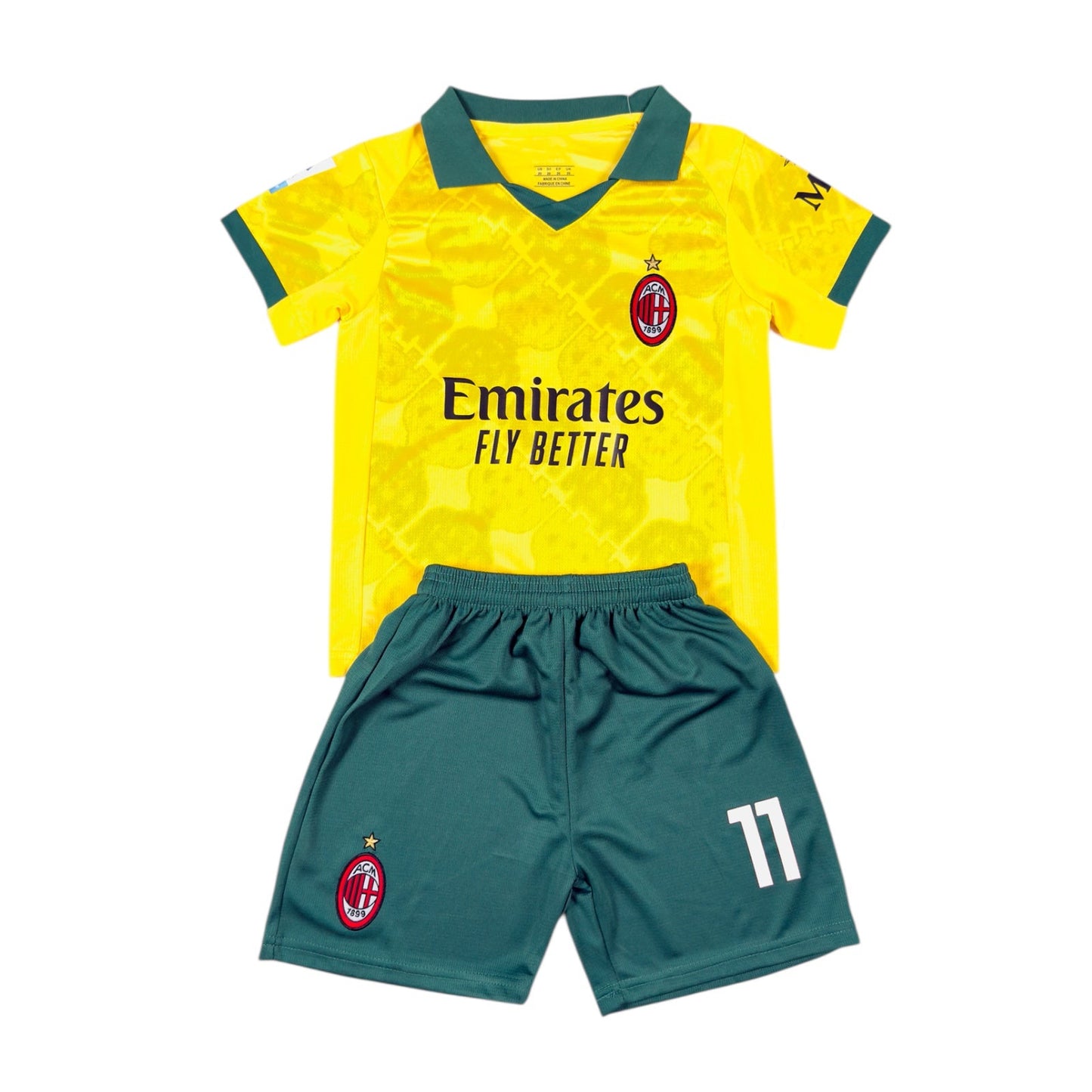 Pulisic #11 Milan Away Third Youth soccer set