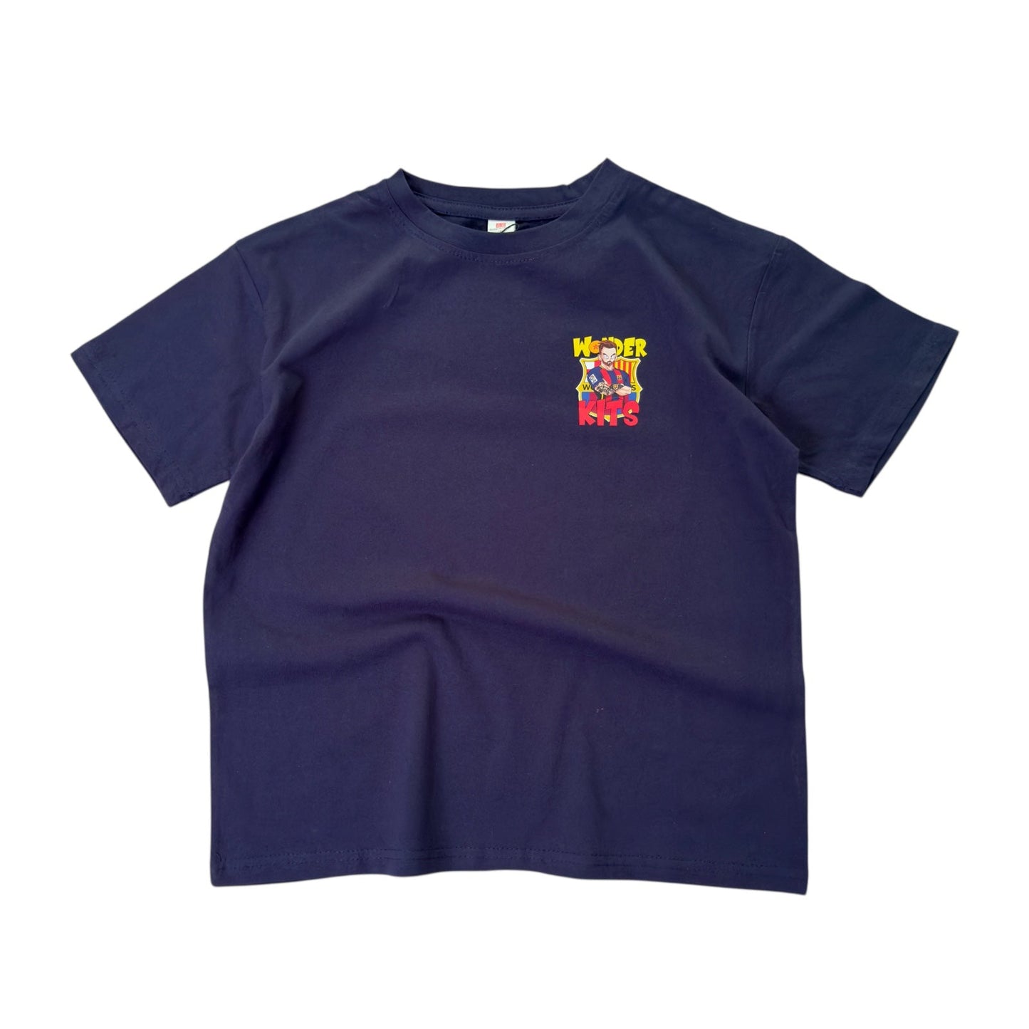 Essential Graphic Youth Shirt -Barcelona Midnight Blue