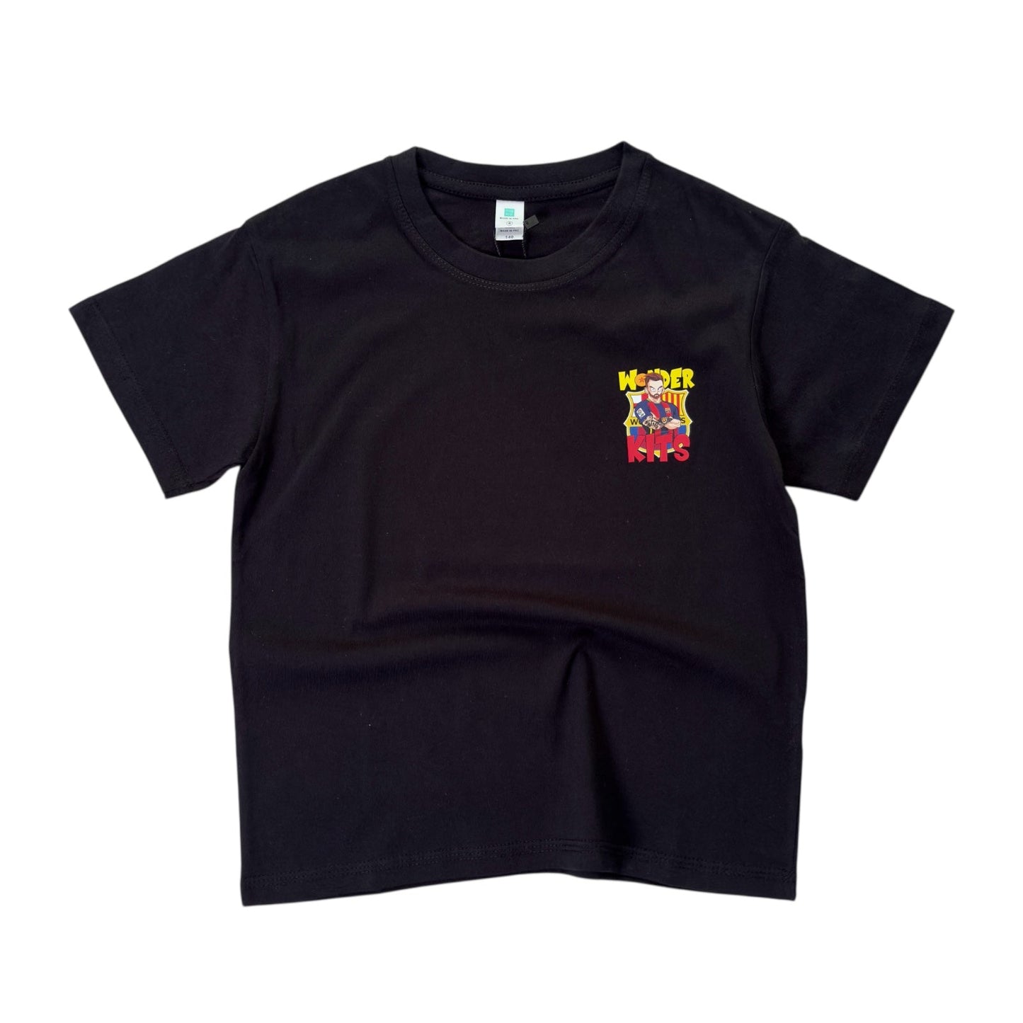 Essential Graphic Youth Shirt -Barcelona Black