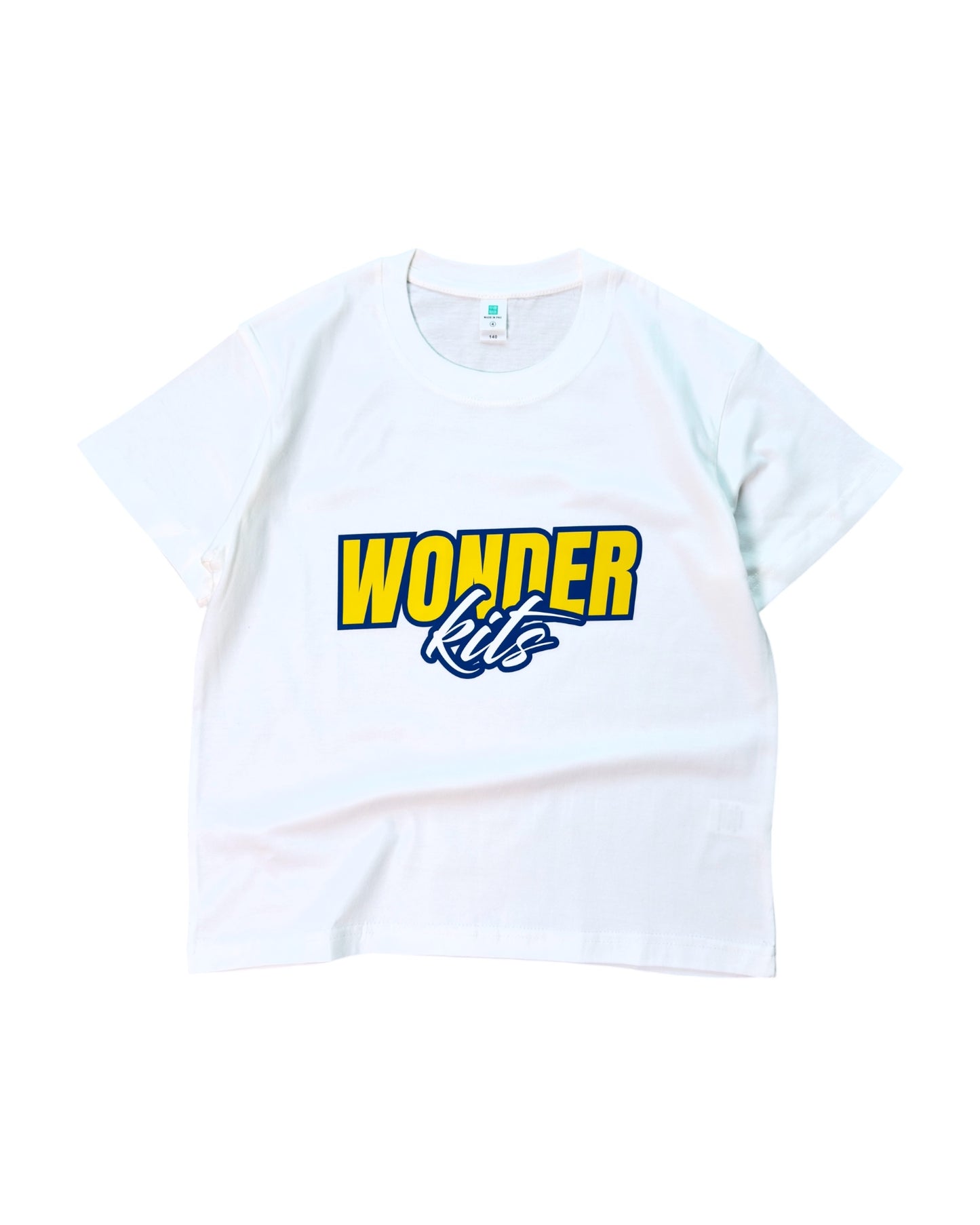 Wonder Kits Sports Youth T- Shirt - White
