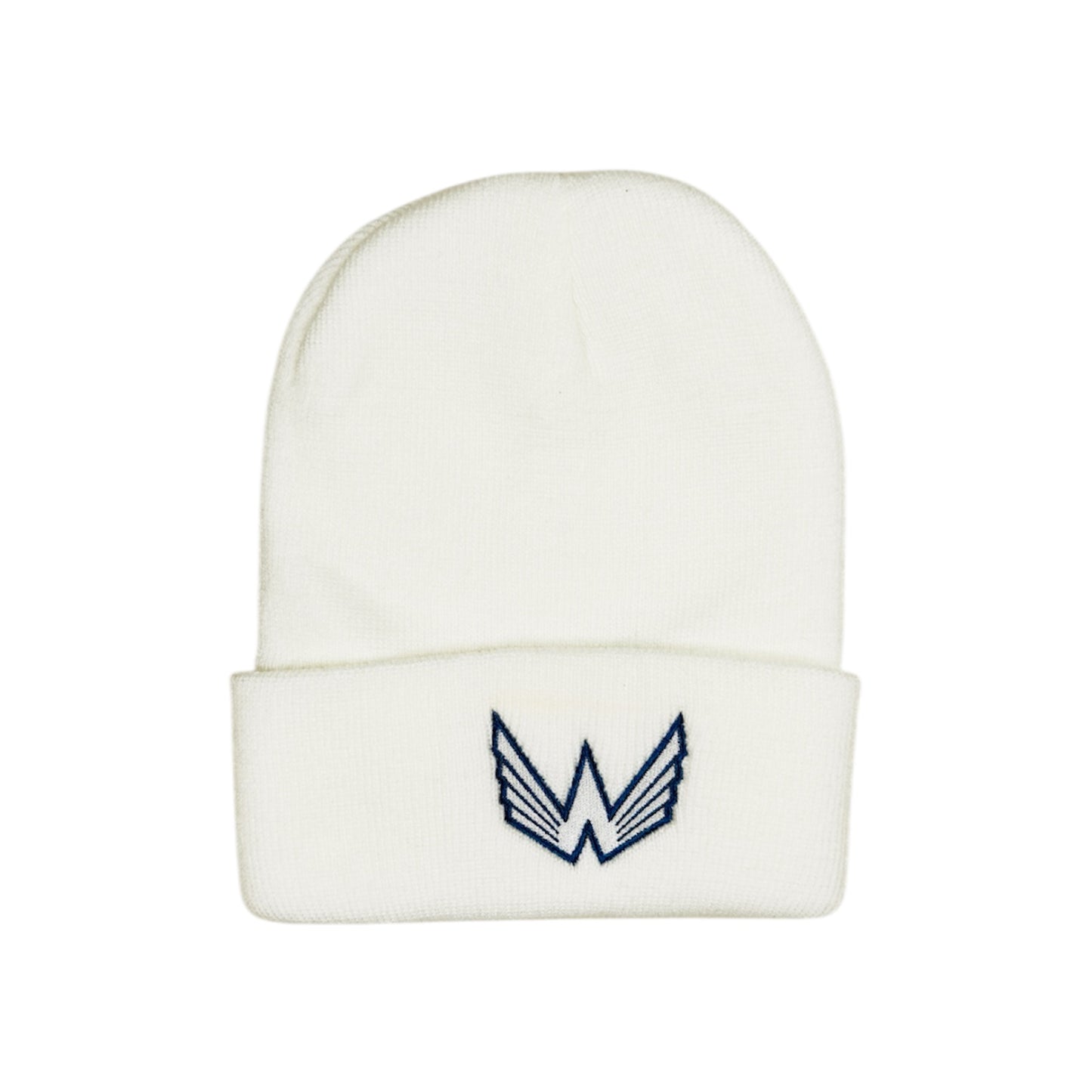 Logo Cotton Beanie - White