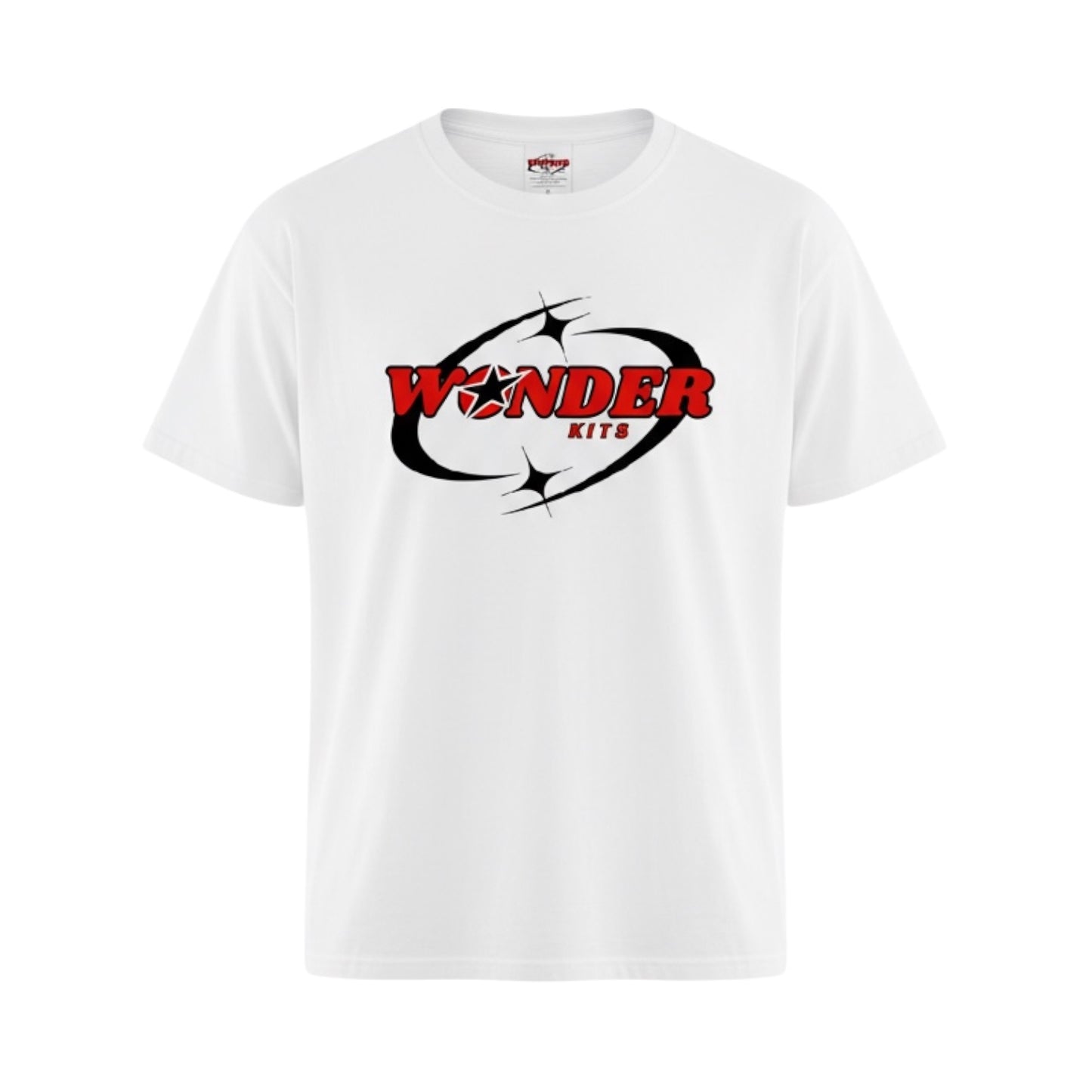 Wonder Kits Sports Youth T- Shirt - Stars White
