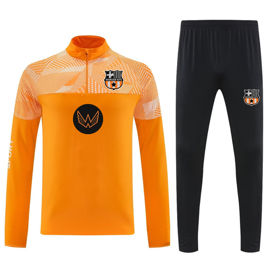 StarBoy Orange Youth soccer Tracksuit