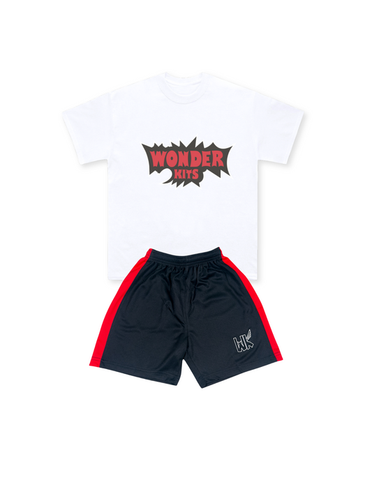 Wonder Kit Youth Graphic Set - Red/Black