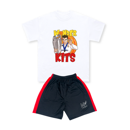 Goal Getter Youth Outfit Set - White