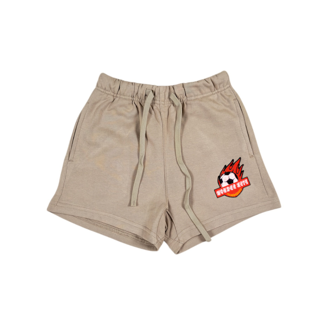 Fleece Wonder Kits Youth Shorts - Seashell