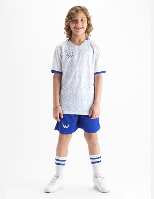Essentials Sports Youth Set - White/Blue