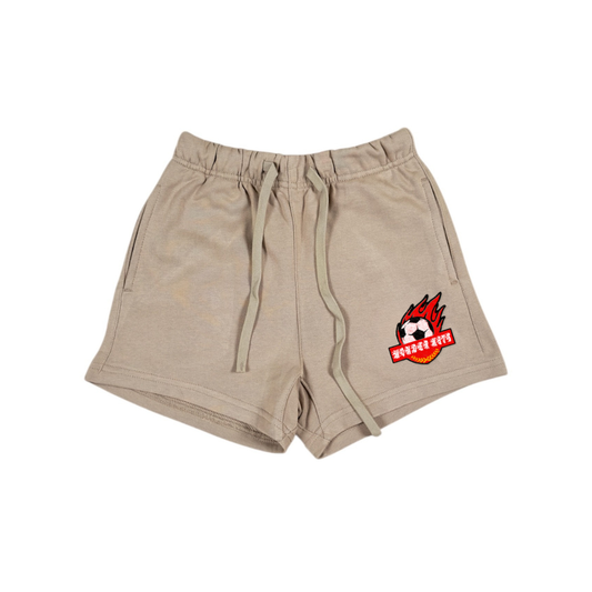 Fleece Wonder Kits Youth Shorts - Seashell