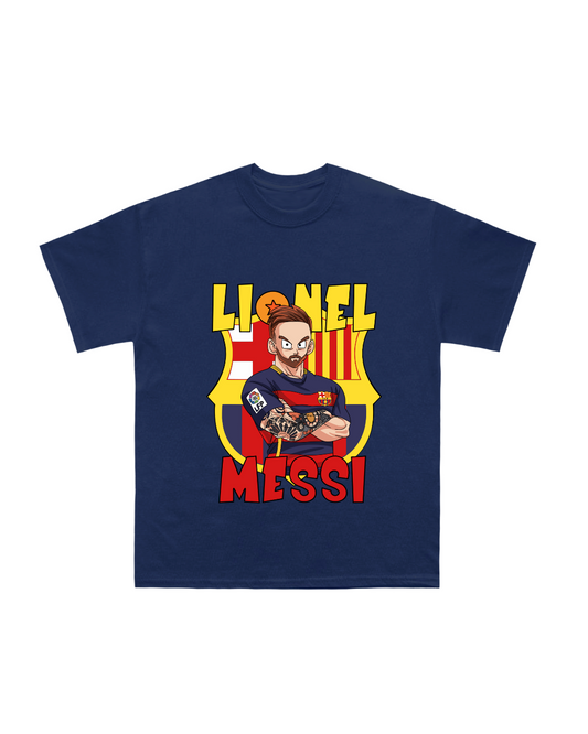 Manga Graphic Youth Shirt -Barcelona Blue