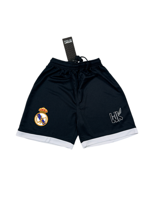 WK Madrid Youth Shorts - Black/White