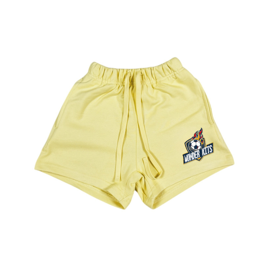 Fleece Wonder Kits Youth Shorts - Yellow
